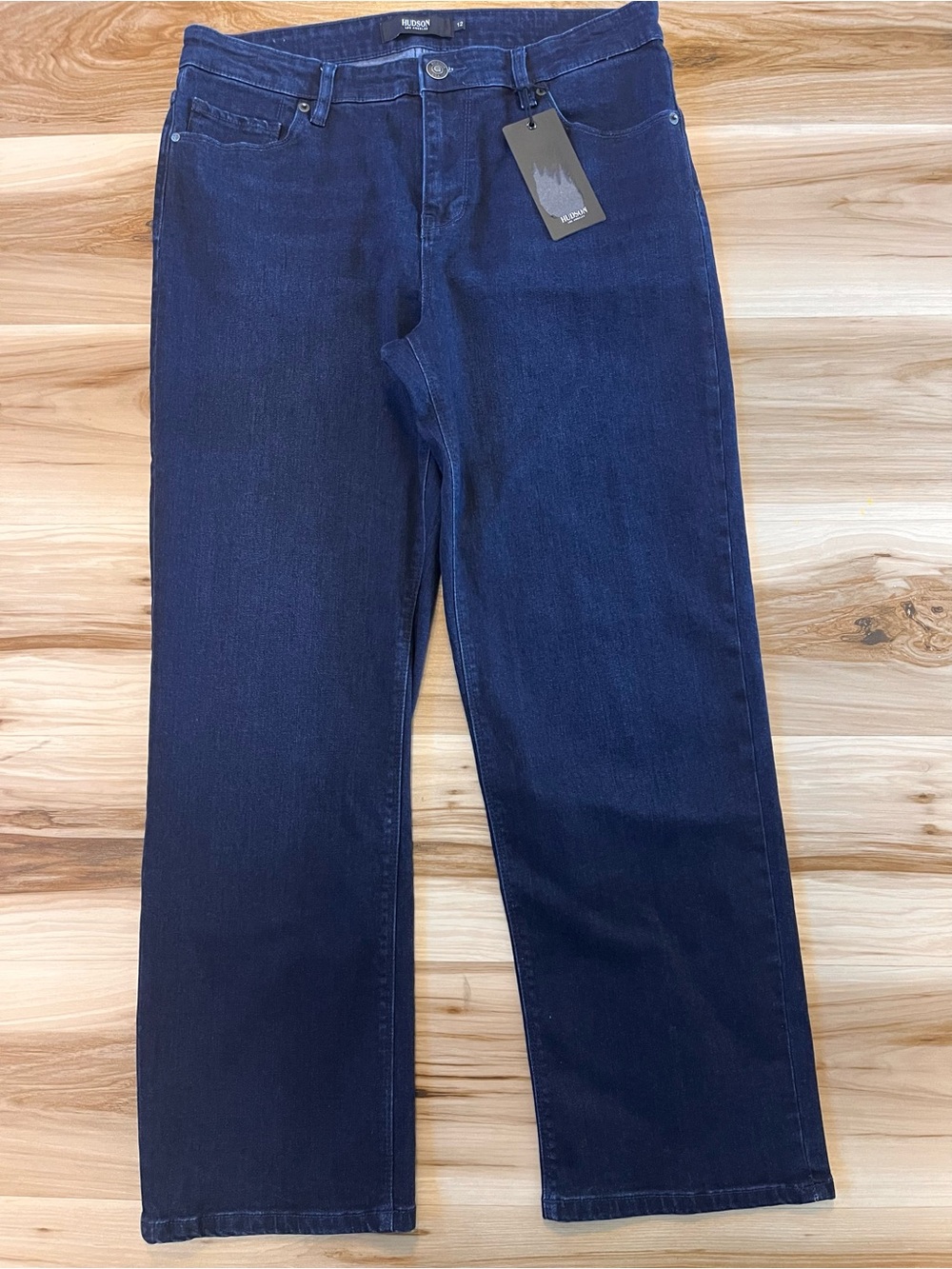 New Hudson Jeans Women’s Size 12 High Rise Straight Leg Dark Wash Denim NWT